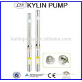 stainless steel deep well water pump electric submersible pump for 4" well